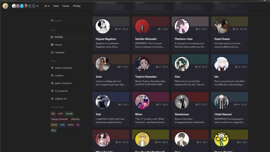 Roleplay AI Chat Bot