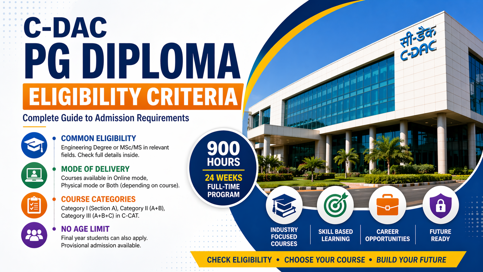 Eligibility Criteria for C-DAC